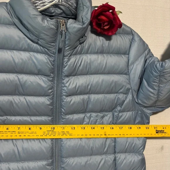 32 degrees Quilted Jacket Med zip up blue-gray No hood LIKE NEW - Picture 11 of 13